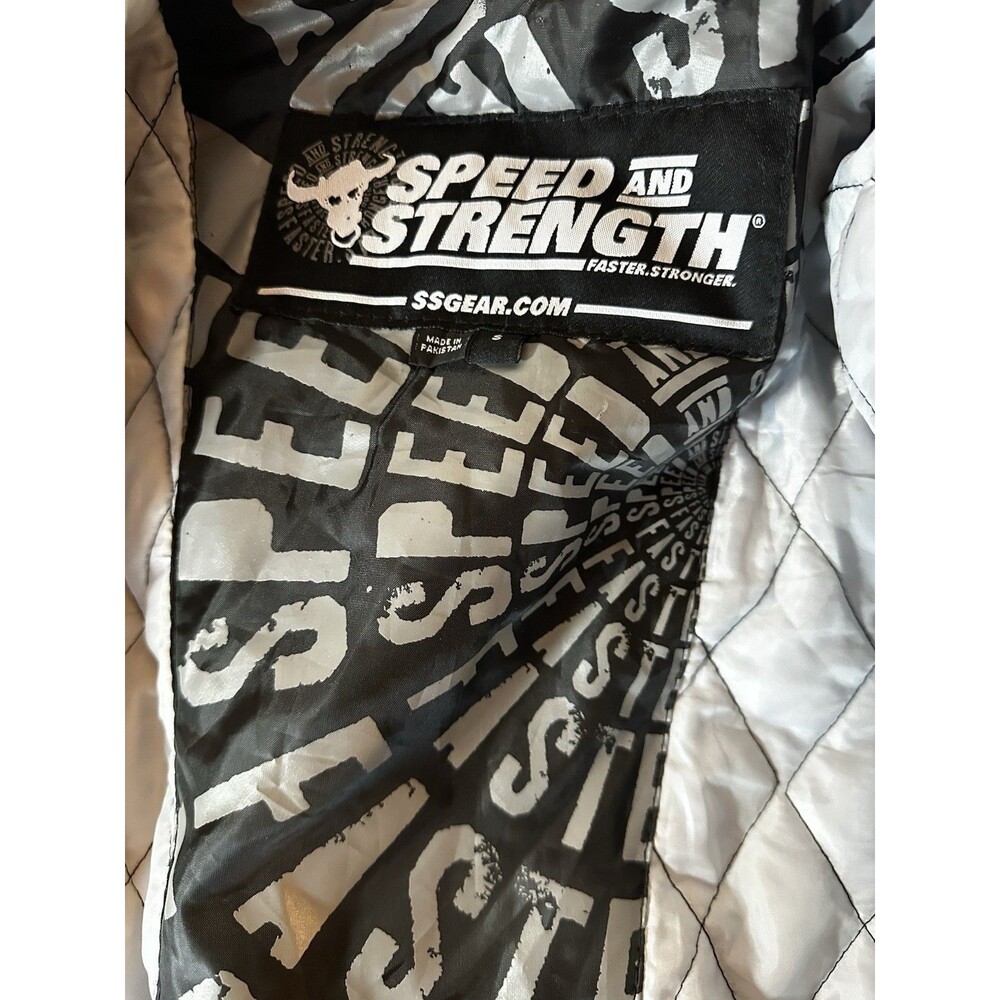 Men’s Speed And Strength Starstruck Mesh Jacket S Motorcycle Gray Black Small